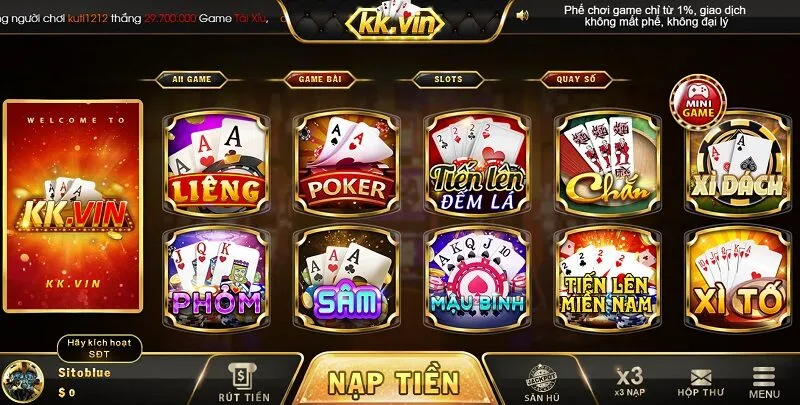 Các sản phẩm game của KKVin – Món ăn tinh thần của các anh em cược thủ
